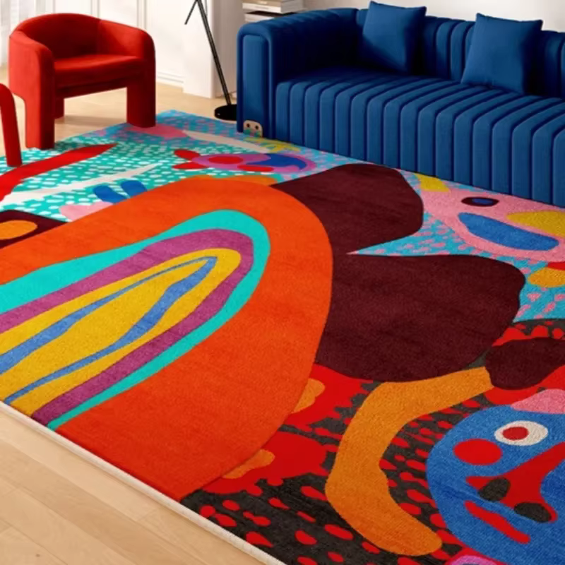Tapis d'art de salon, document irrégulier