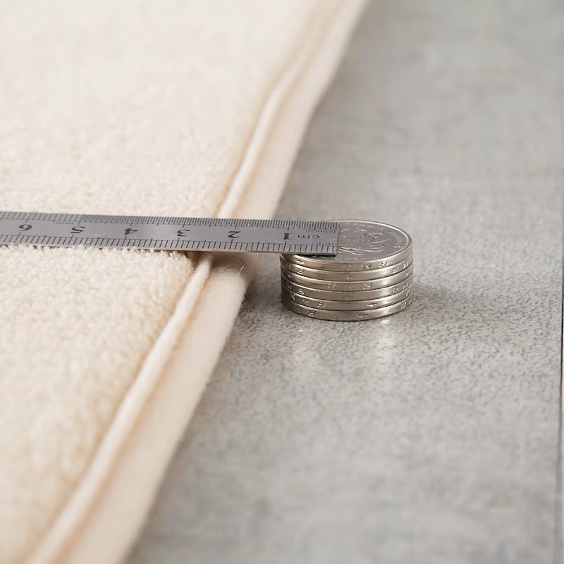 Tapis gris tapis de salon tapis de chevet antidérapant tapis en velours de corail grand tapis de sol doux tapis de jeu pour enfants décoration de la maison rectangulaire