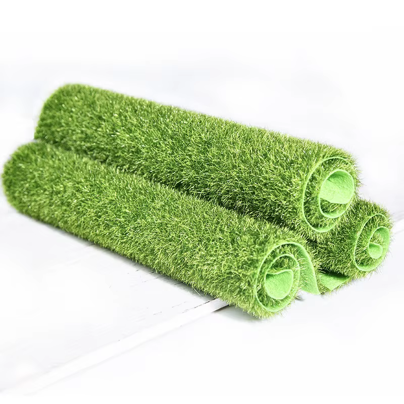 Tapis de gazon artificiel vert