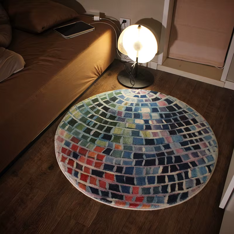 Tapis pour salon grande surface décoration de la maison dessin animé multicolore chambre d'enfants