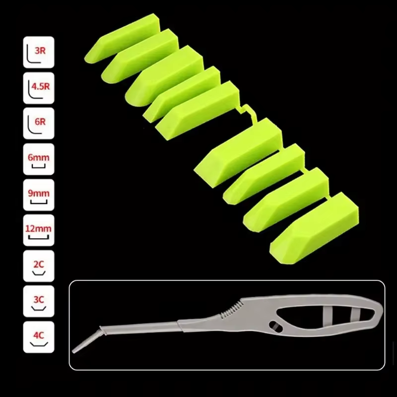 Grattoir de mastic multi-angle, outil de remplissage de joints d'angle en plastique, grattoir de retrait de joints de carrelage, Kit de remplissage de joints de carrelage de sol de cuisine