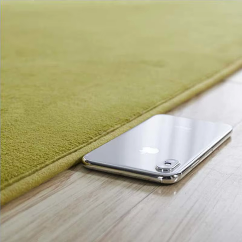 Grand tapis gris pour salon