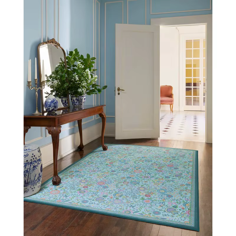 Tapis Bridgerton Royal Garden Ivory Jade pour salon
