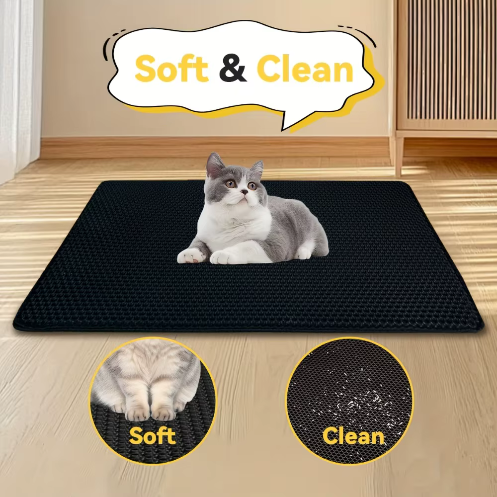 Tapis de litière pour chat