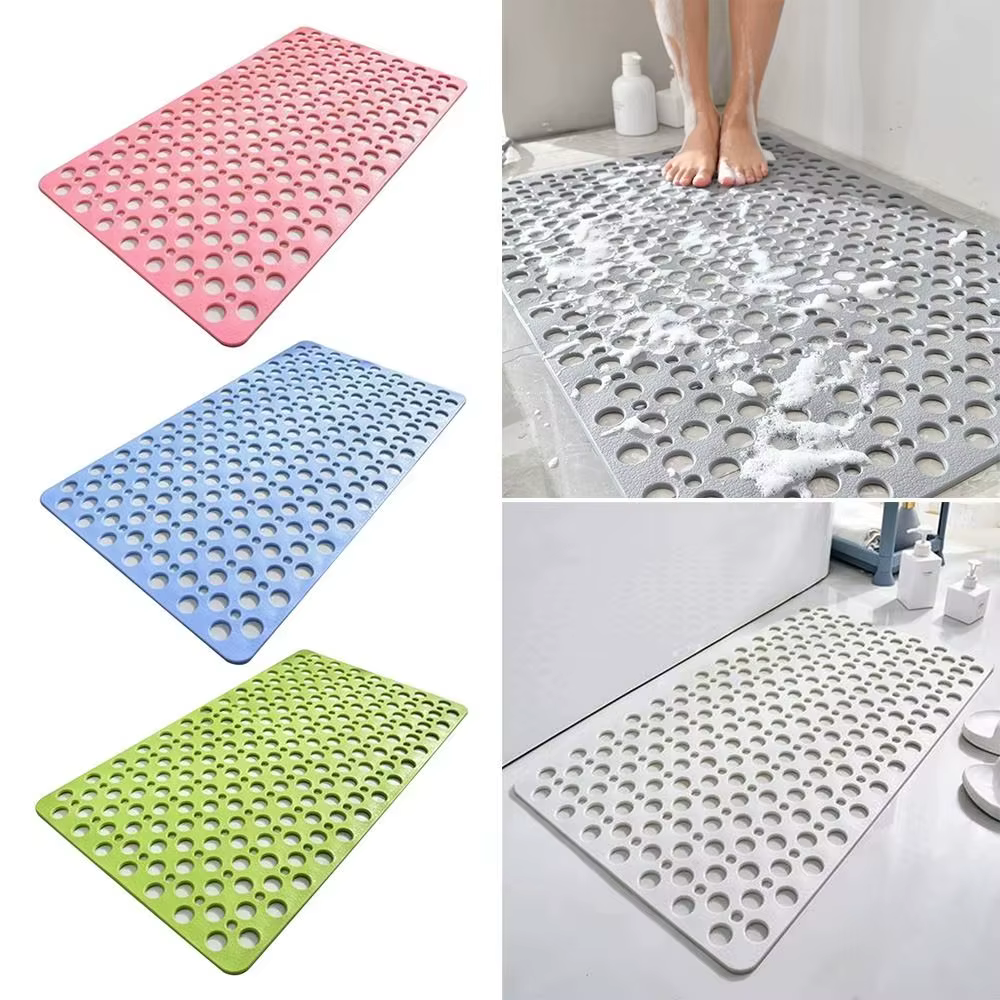 Grand tapis de douche en TPE Extra poreux