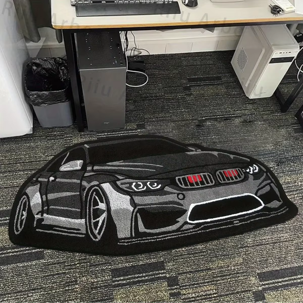 VIKAMA Décoration de chambre pour garçon : forme de tapis