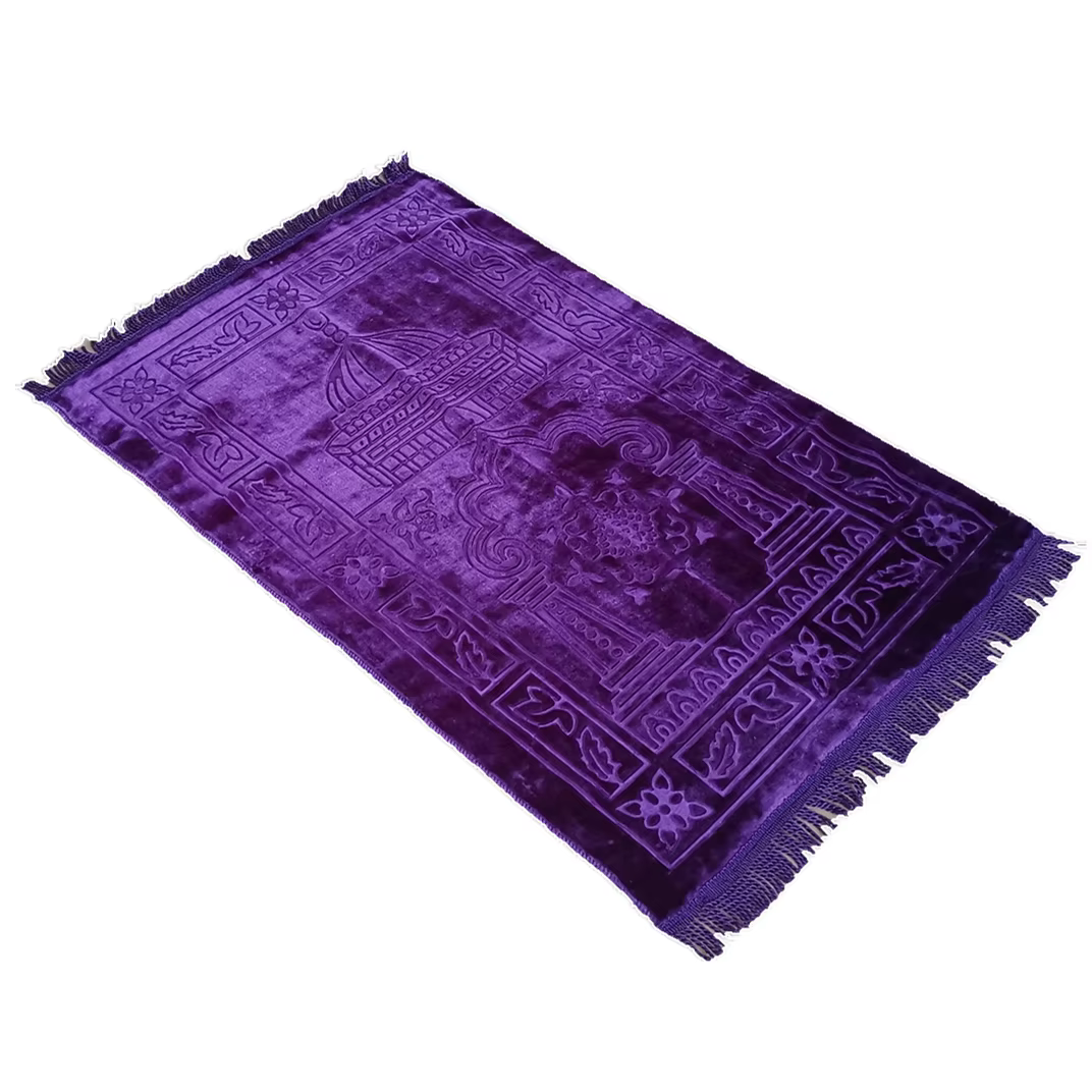 Tapis de prière doux Sejadah Murah velours Sajadah turquie Kiswah Pintu Kaabah Dari Mesir Hantaran Rajos