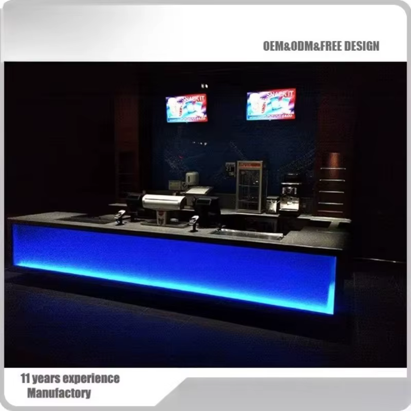 Comptoir de service client exécutif de grande taille, design personnalisé, directement de l'usine, pour hôpital