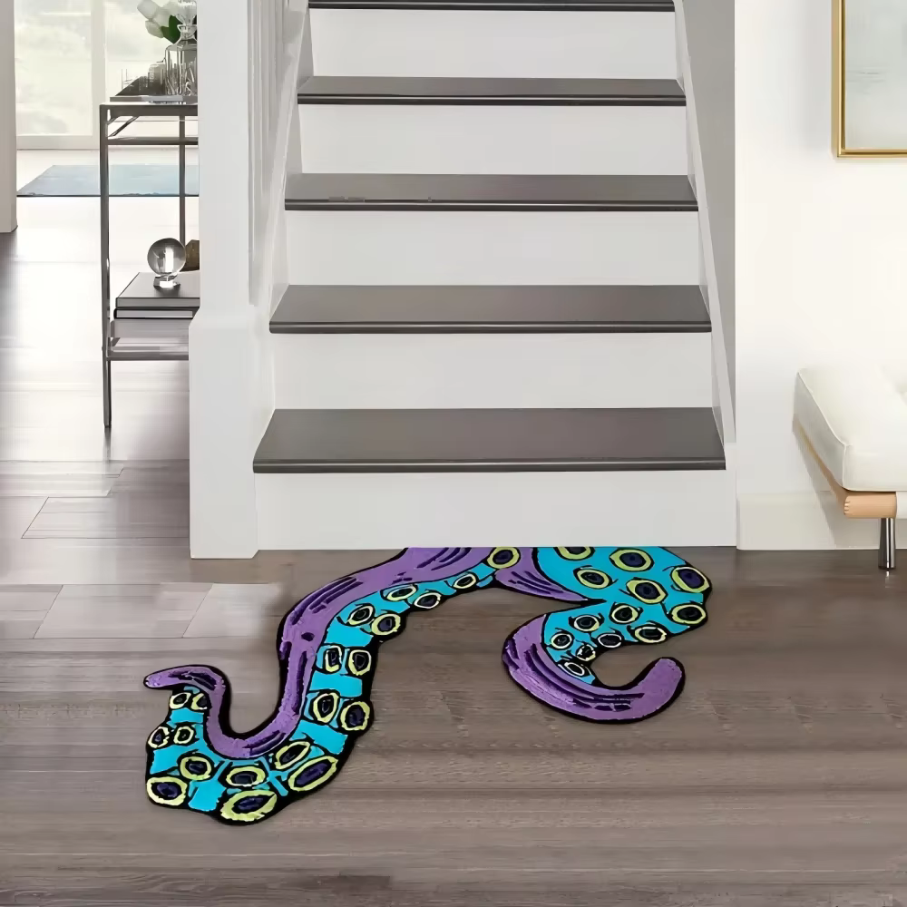 Kraken – tapis de sol tentacule coloré