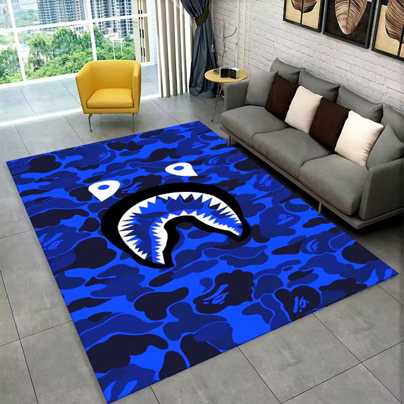 Tapis antidérapant Fashion B-BAPE pour salon