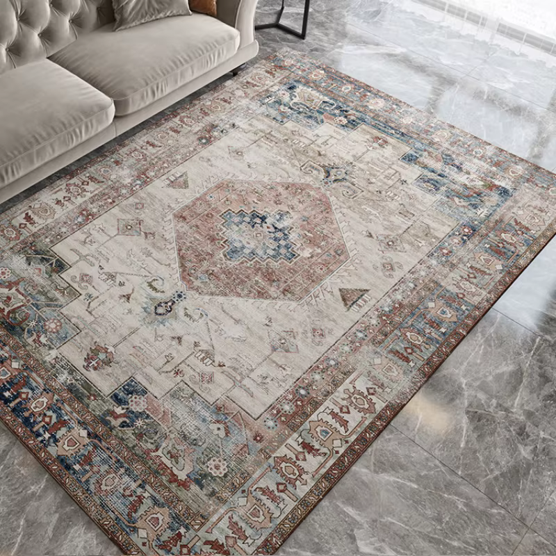 Tapis de Style rétro américain pour chambre à coucher