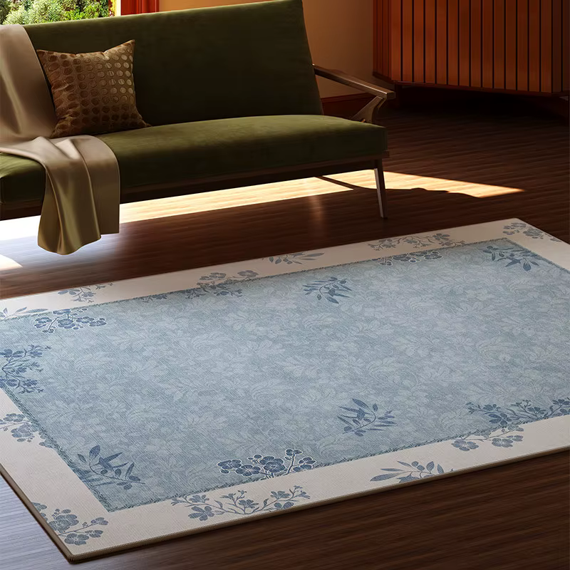 Tapis de style rétro pour chambre à coucher