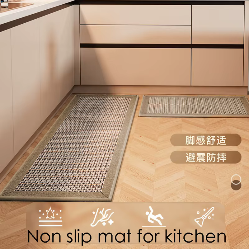 Tapis de sol de cuisine avant évier