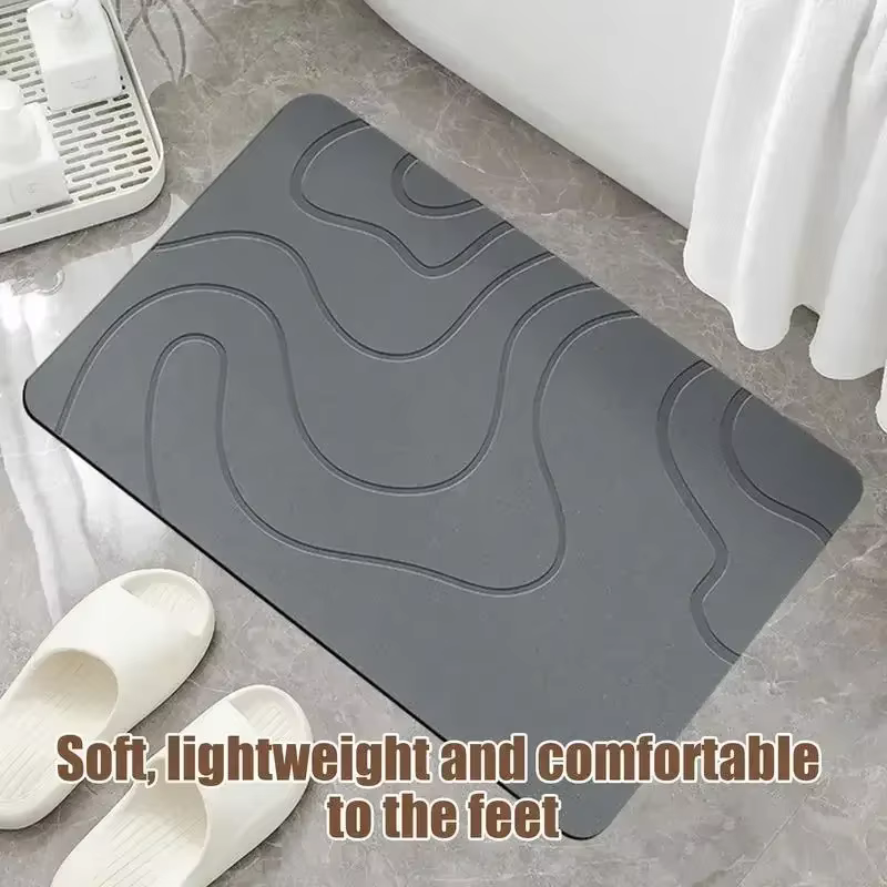 Nouveau Tapis de bain en Diatomite