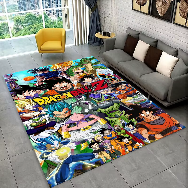 Tapis de jeu de dessin animé D-Dragon Ball pour salle de jeux