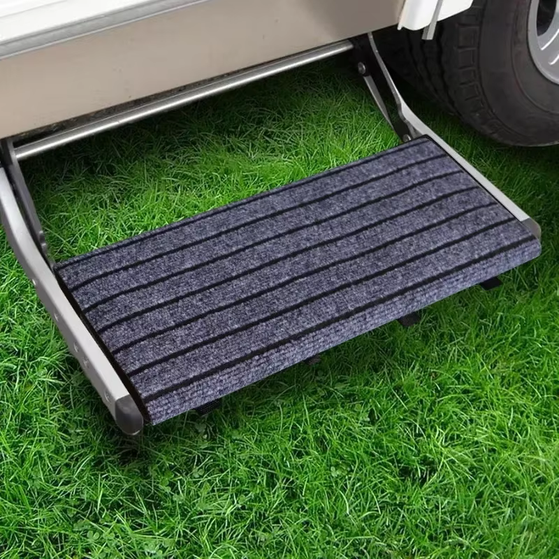 Paillasson d'extérieur pour caravane, tapis d'escalier pour camping-car, robuste et antidérapant, accessoires de remplacement pour voyage et Camping