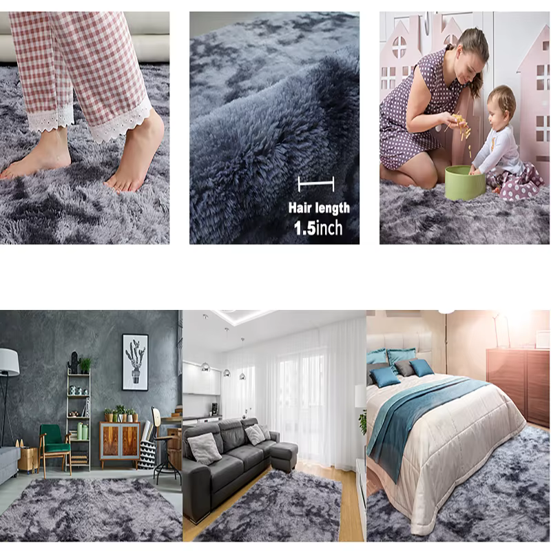 Tapis de grande surface pour salon