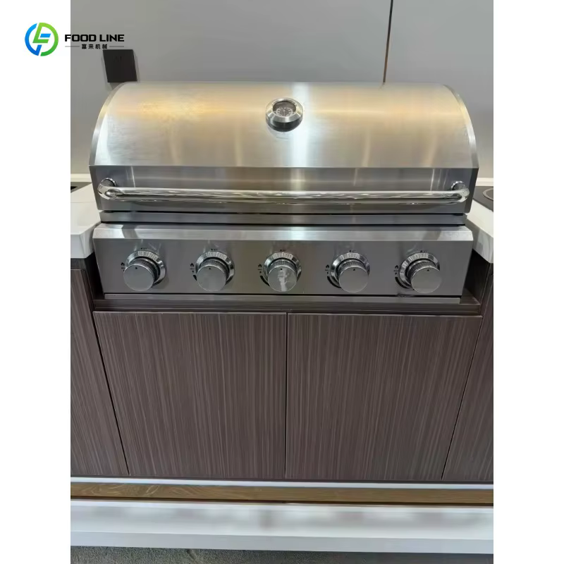 Les unités de cuisine extérieures entièrement en aluminium personnalisées offrent une grande durabilité et une excellente résistance à la corrosion.