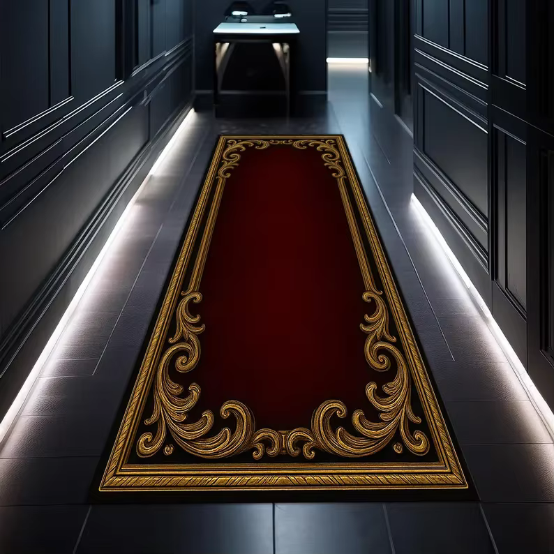 Tapis 3D Illusion, Tapis à Effet de Fissure Géante 3D