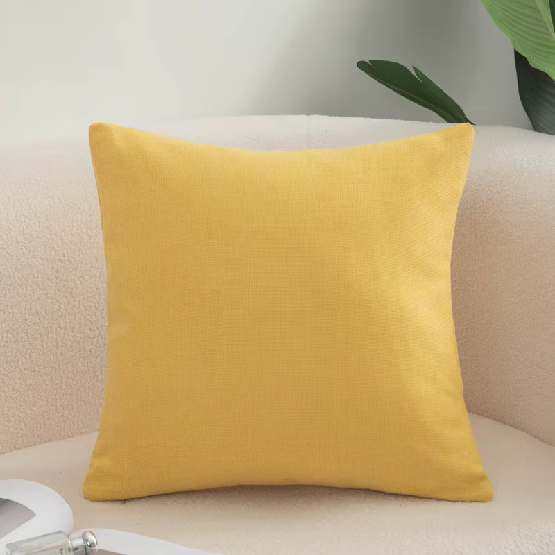 Coussin canapé coussin couleur salon moderne simple housse de coussin (sans noyau)
