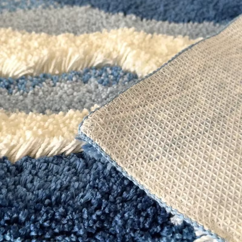 Tapis capitonné ondulé esthétique