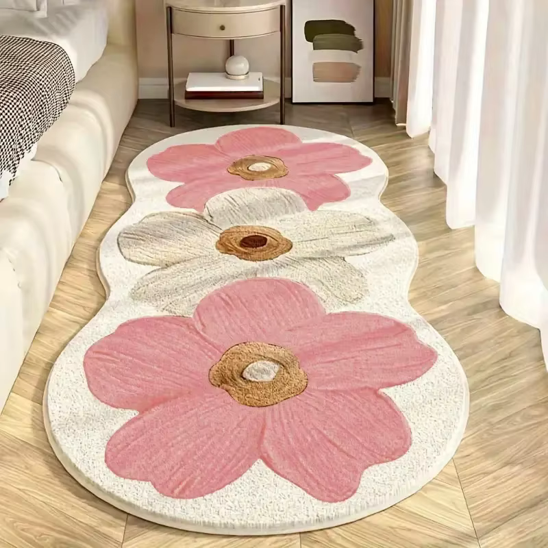 Tapis de chevet à longue bande Simple