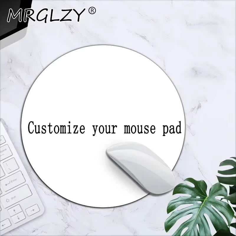 Tapis de souris rond personnalisé bricolage