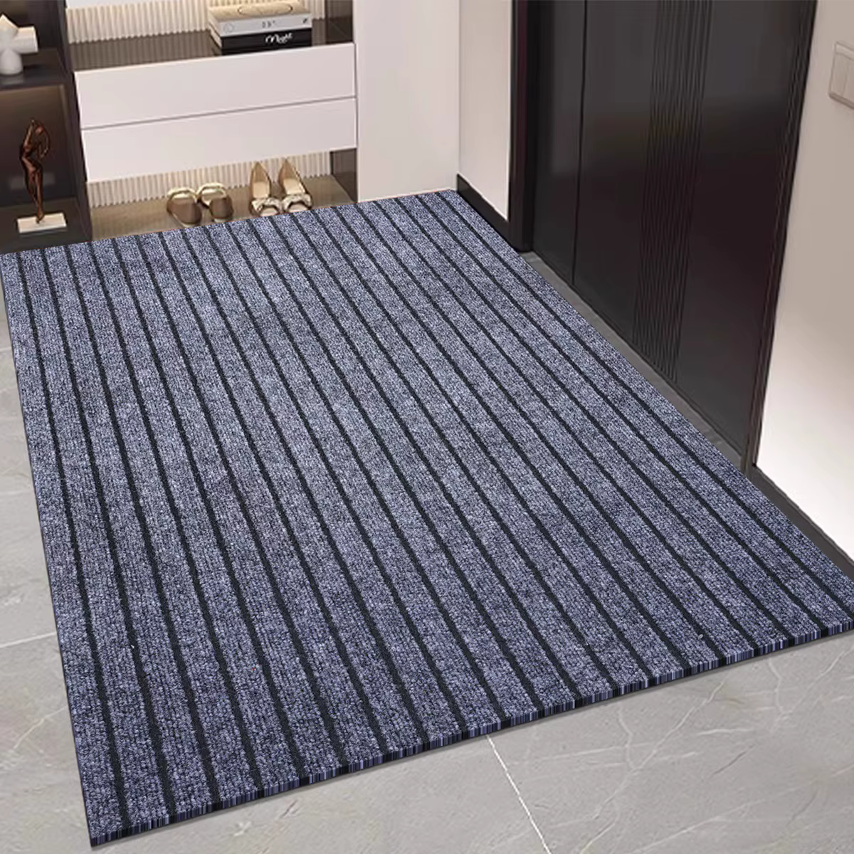 Tapis de cuisine rayé uni DIY 40 cm × 3 m