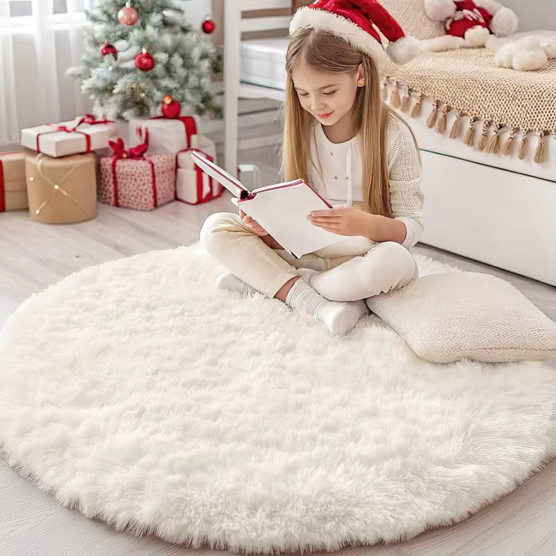 Grand tapis Shaggy antidérapant 60/80/100cm