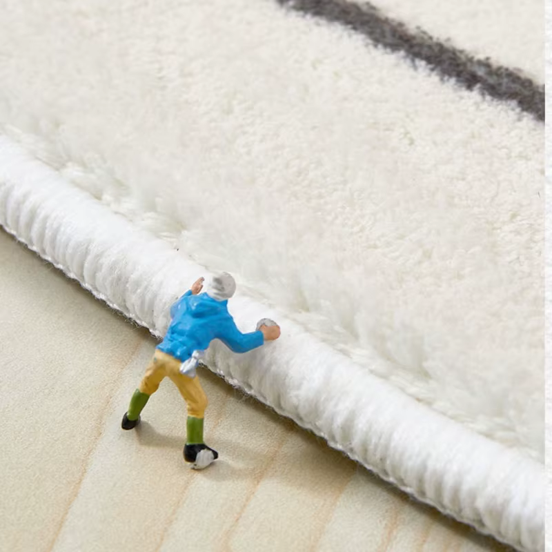 Tapis de formes irrégulières pour chambre à coucher