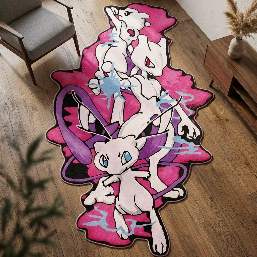 Tapis Anime Pokemon Mewtwo