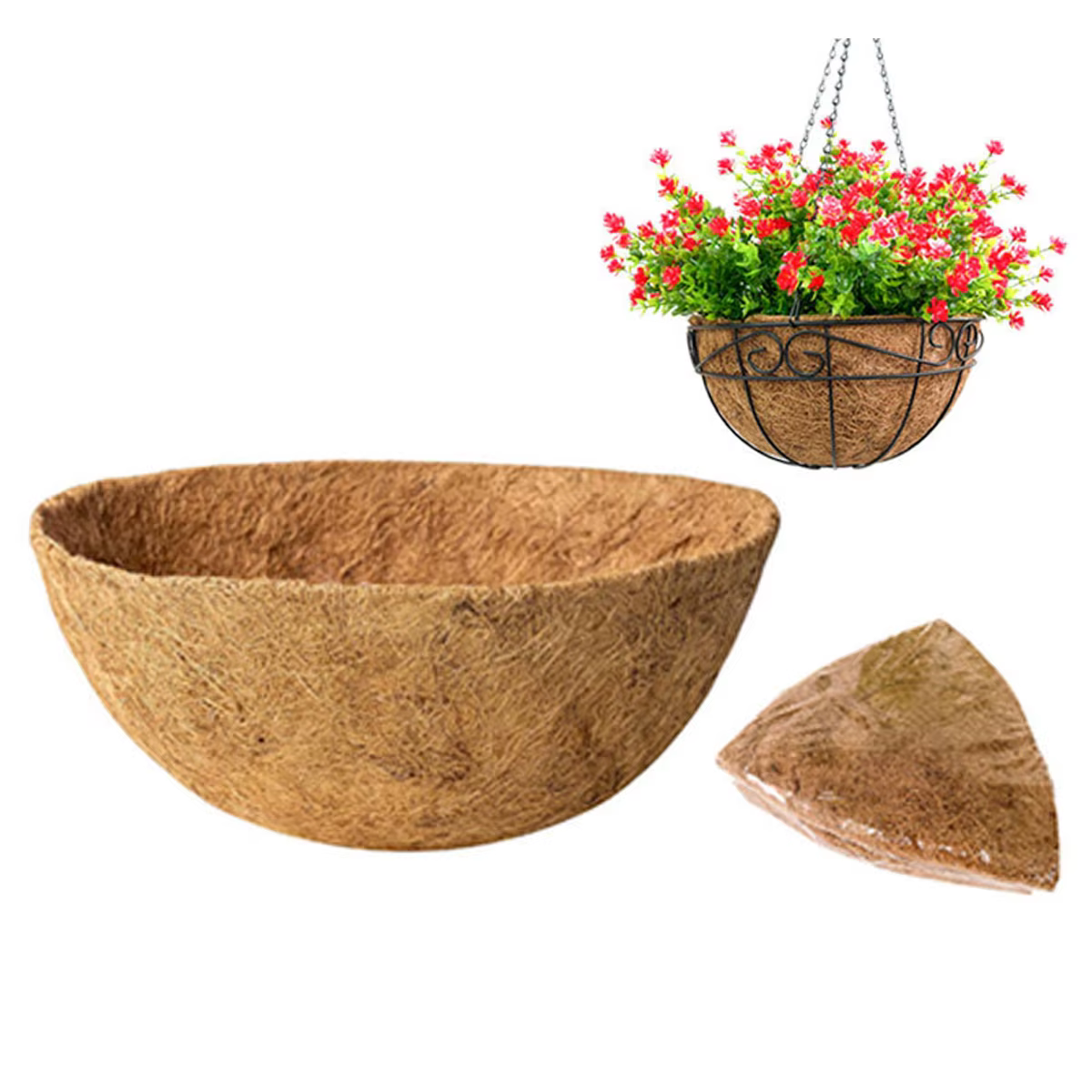 Tapis rond respirant en forme de palmier de coco