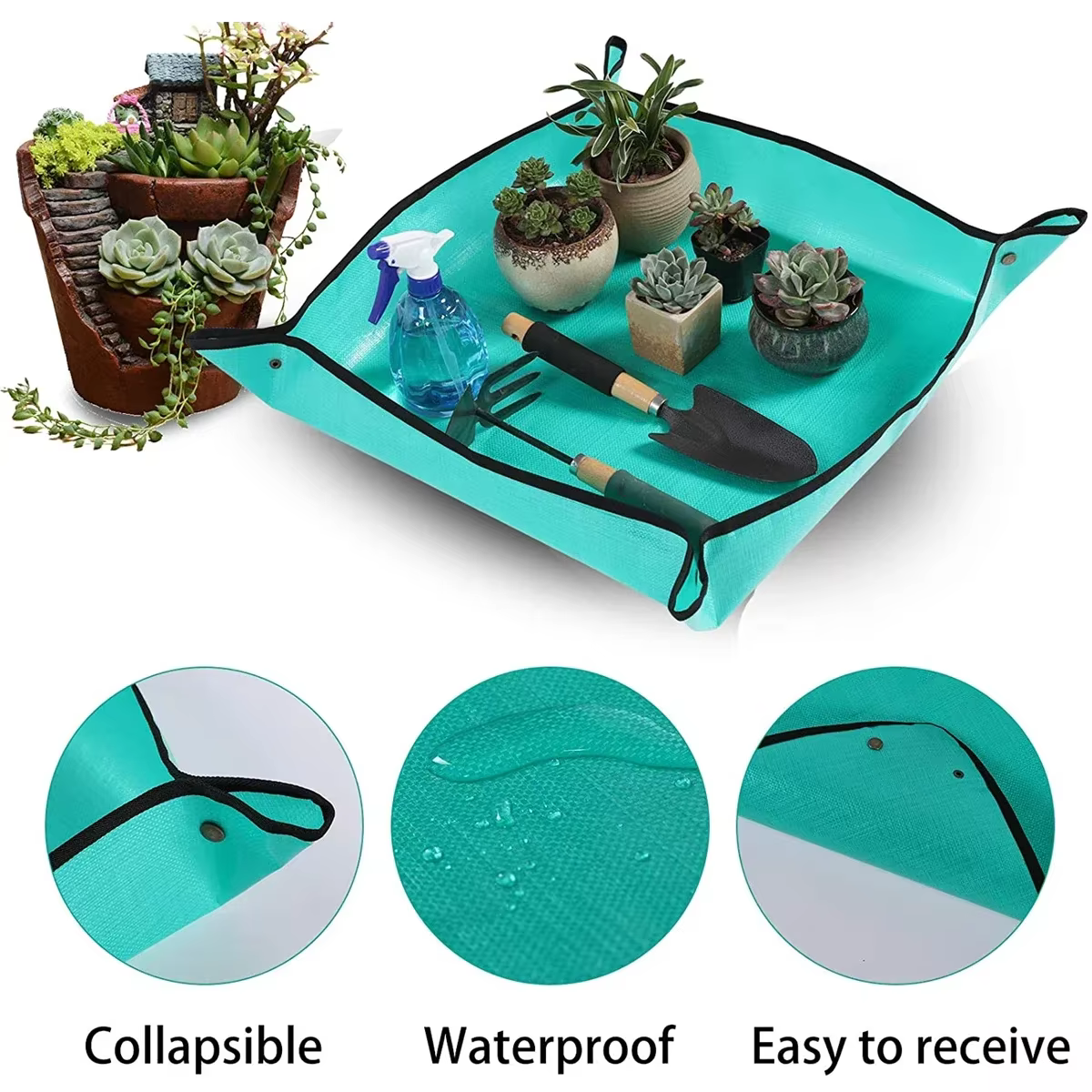 Tapis de plantation de jardinage PE 50-100CM