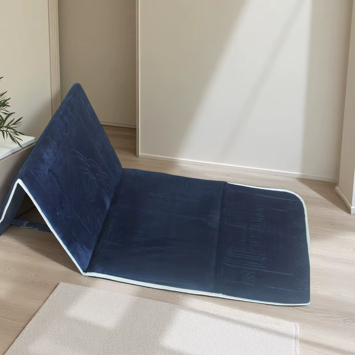 Tapis de prière avec soutien du dos