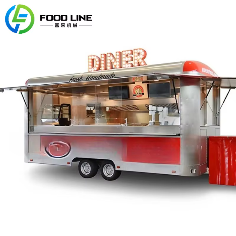 Usa cafés nourriture Van barbecue chariot de nourriture voiture Mobile crème glacée Pizza camion de nourriture remorque avec cuisine complète