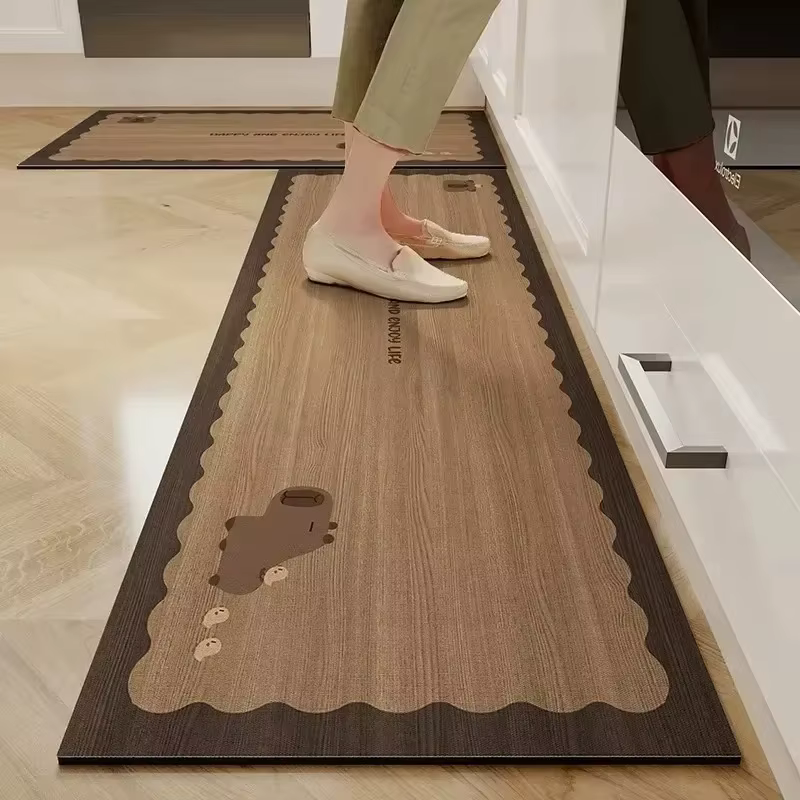 Tapis De sol De cuisine imperméable et antidérapant