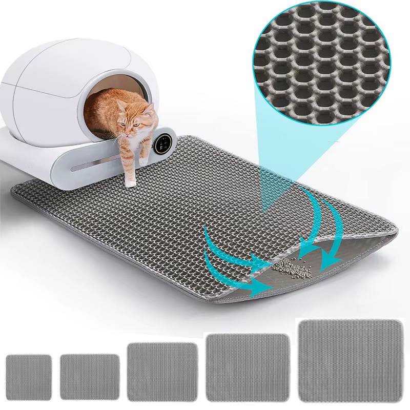 Tapis de litière pour chat grande taille