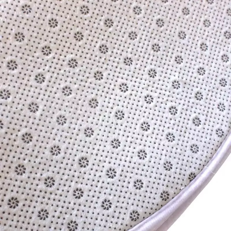 Tapis rond personnalisé avec logo