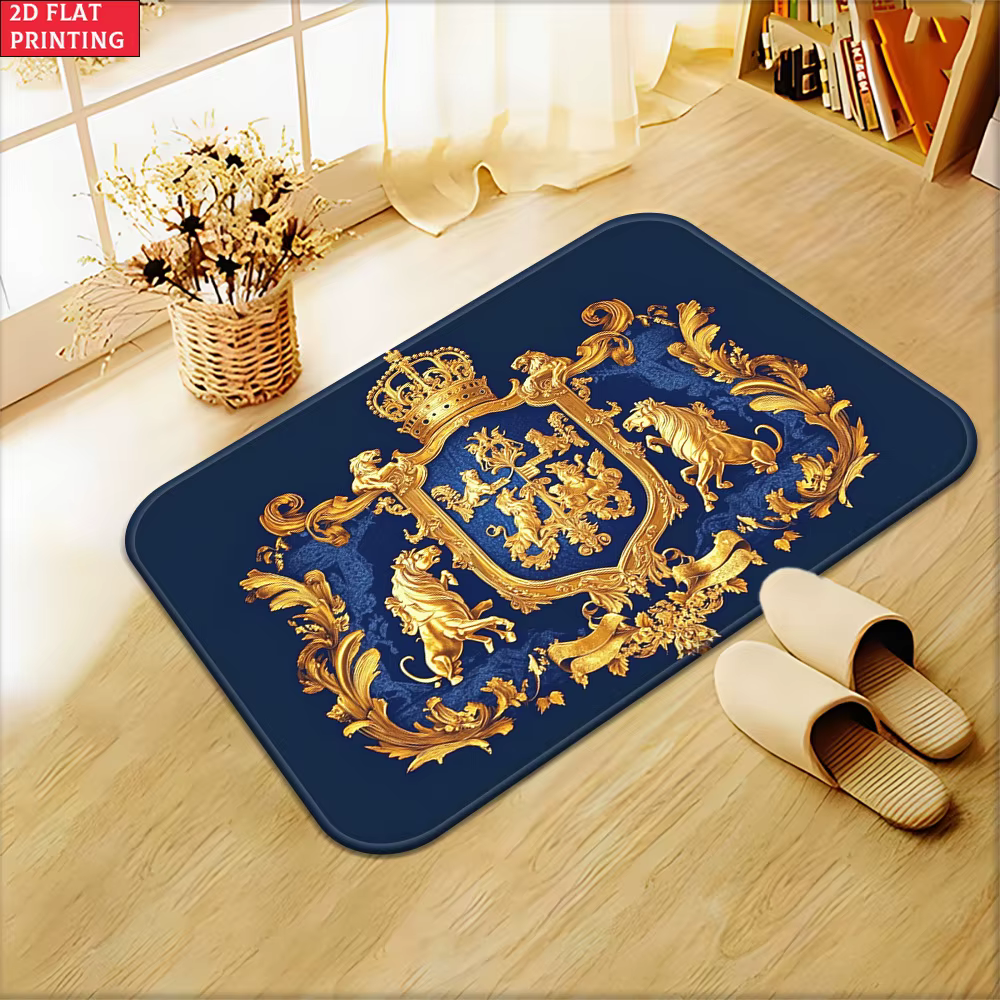 Tapis Royal Crest en velours flanelle imprimé