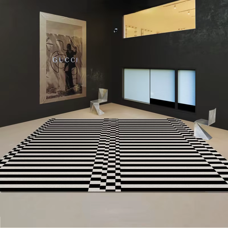 Tapis de luxe léger pour chambre à coucher