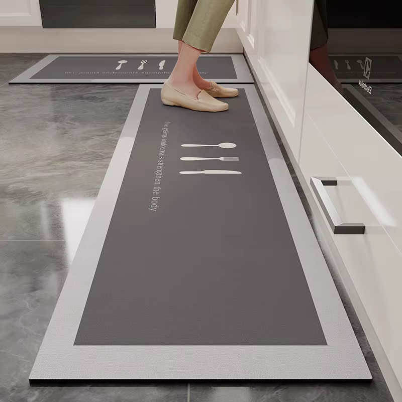 Tapis de cuisine VIKAMA en velours cristal