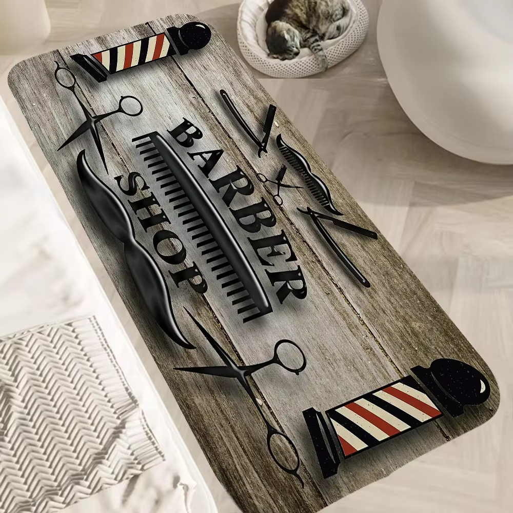 Tapis de porte d'entrée personnalisé pour salon