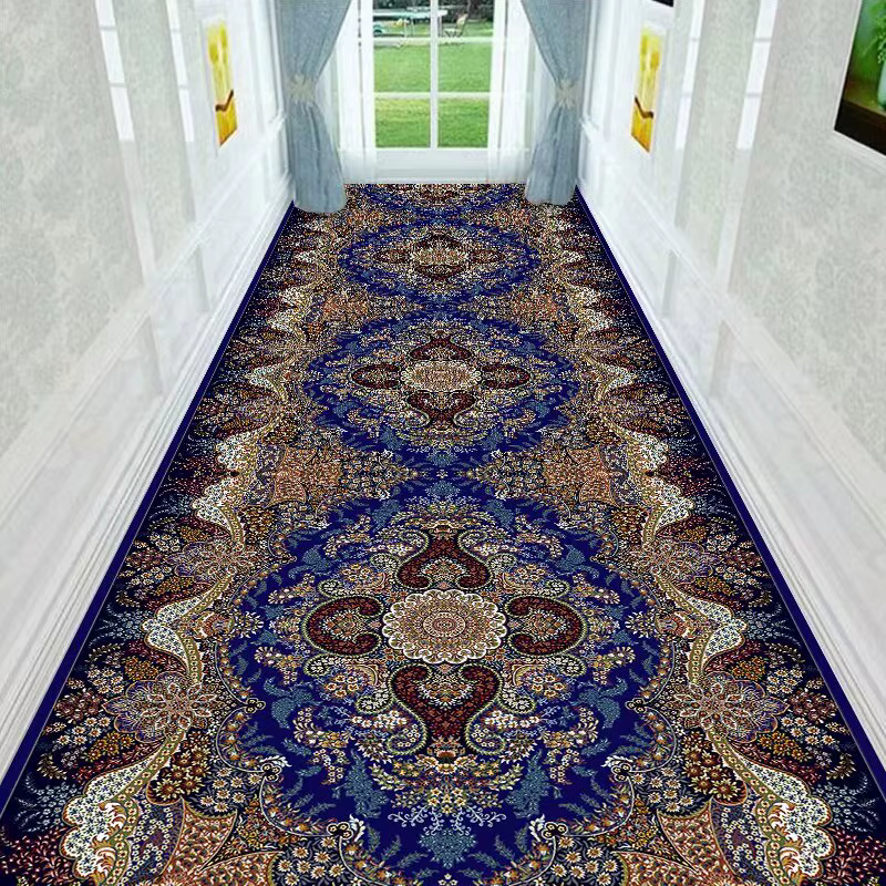 Tapis de couloir Long antidérapant de luxe rétro persan