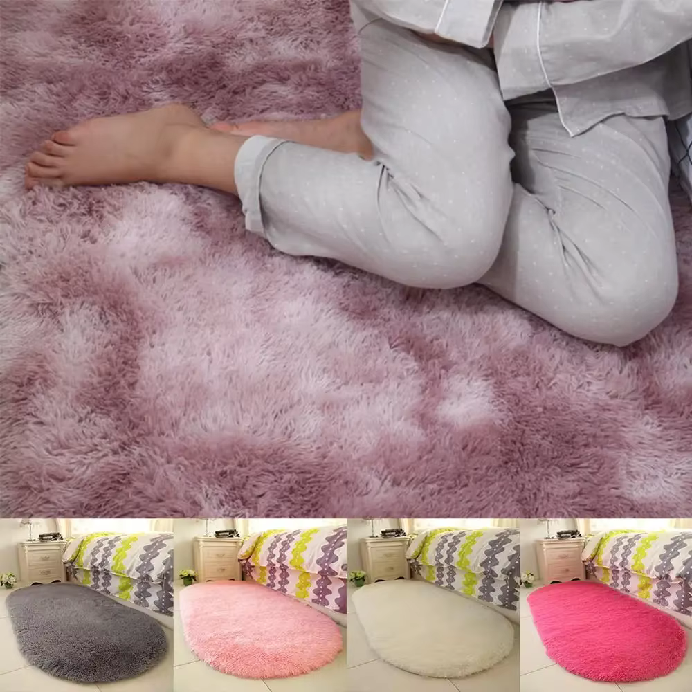 Tapis ovale moelleux pour Salon