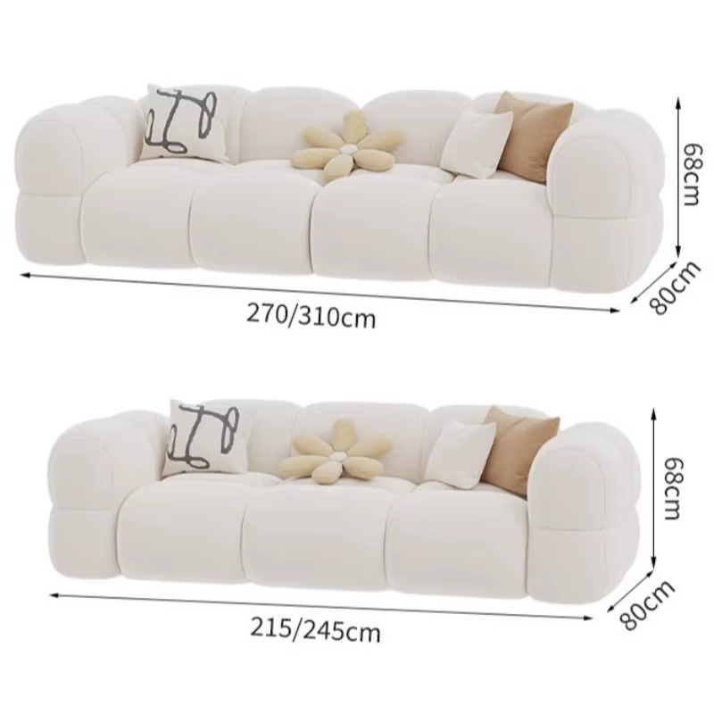 Coussin appartement salon canapés cinéma paresseux luxe élégant canapé relaxant classique Divani Da Soggiorno meubles de maison