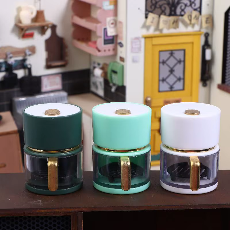 Mini modèles de jouets maison de poupée, Mini appareil de cuisine, Mini friteuse à Air, accessoires de scène de tournage