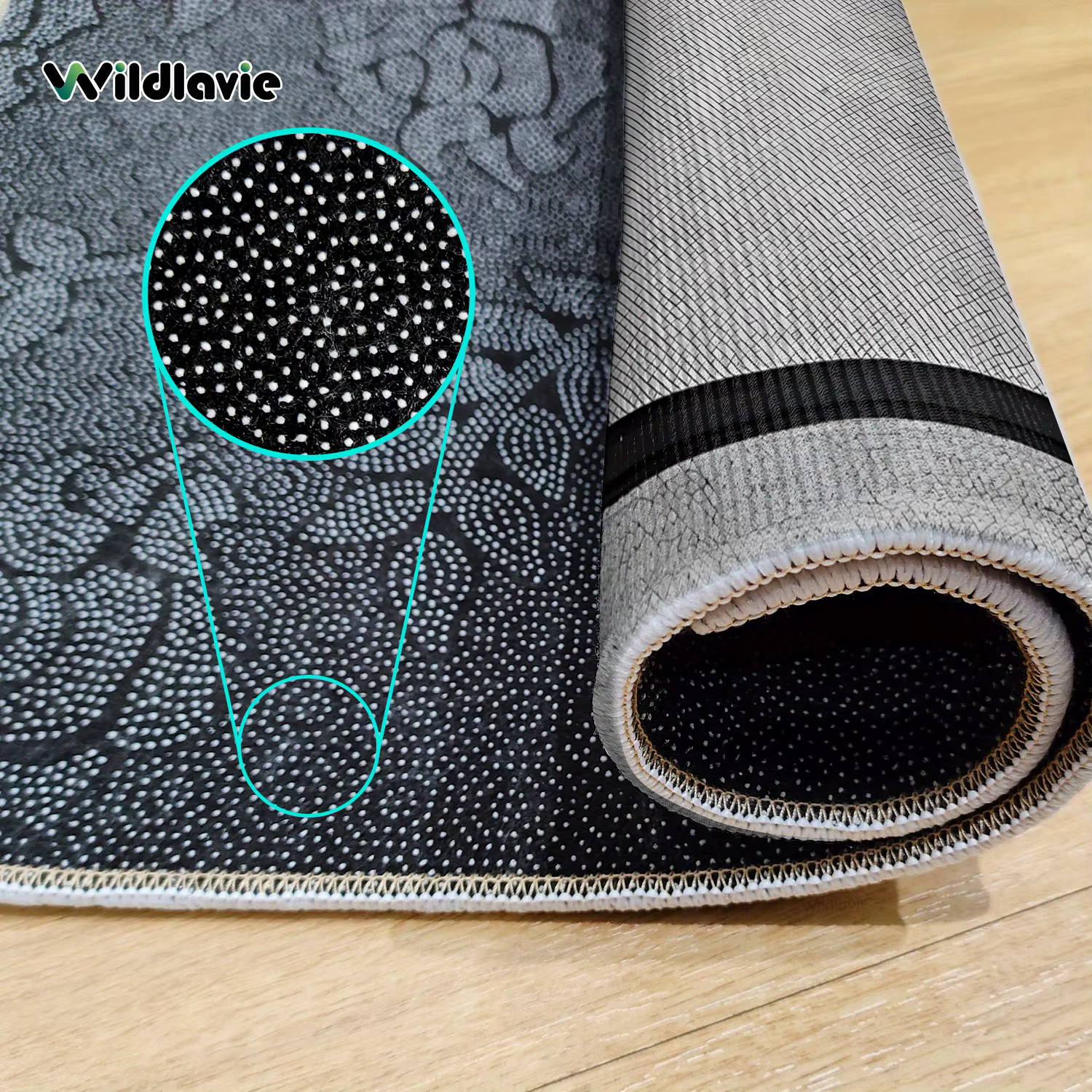 VIKAMA tapis de bienvenue gris