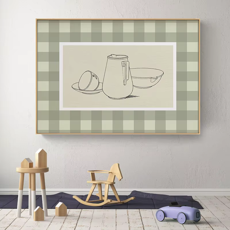 Art vert sauge décor de cuisine Vintage oignon carotte impression ferme botanique affiche salle à manger minimaliste légumes toile mur