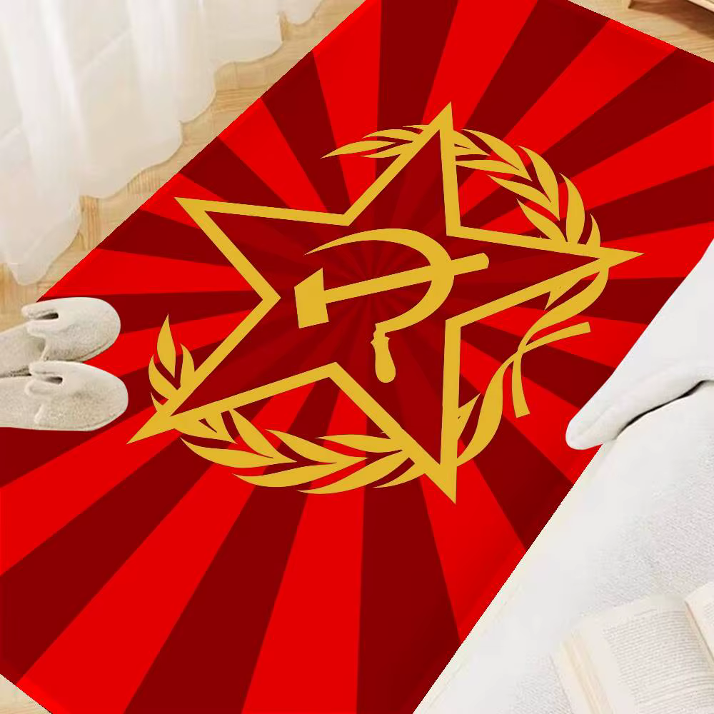 CCCP urss soviétique couloir tapis lavable antidérapant salon canapé chaises zone