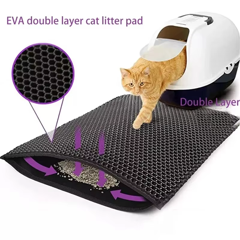 Tapis de litière pour chat avec cadeau